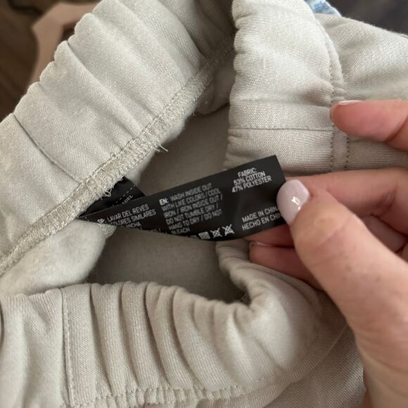 Alphalete Academy Club Joggers Sea Shell Sweatpants Small - Picture 6 of 6